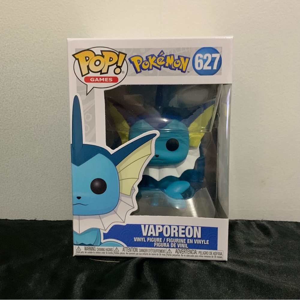 NEW/UNOPENED Vaporeon Funko Pop Pokemon #627